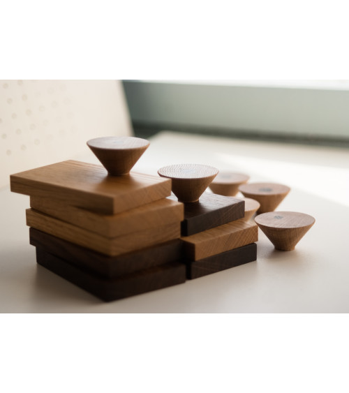 Pomello per mobile INALY 2 in legno