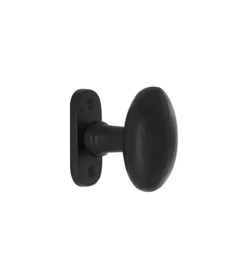 Pomello porta nero in ferro 1020 - maniglia design