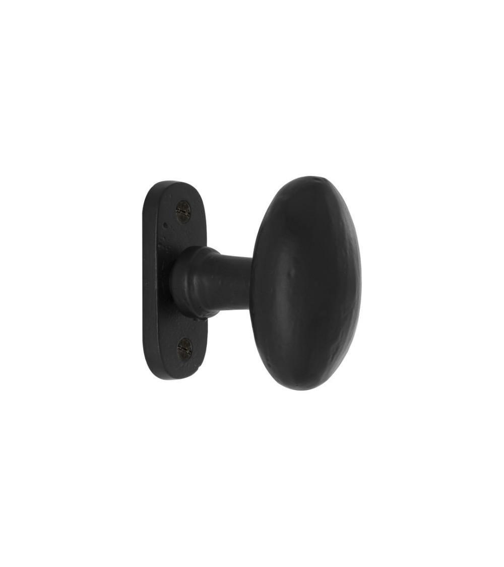 Pomello porta nero in ferro 1020 - maniglia design