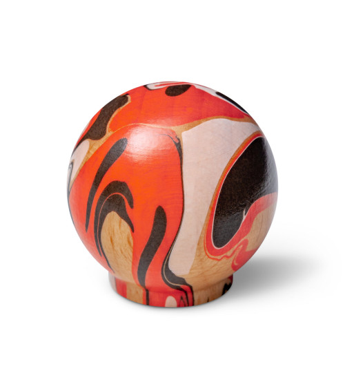 Pomello per mobile in legno di faggio Rosso ciliegio