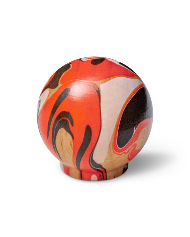 Pomello per mobile in legno di faggio Rosso ciliegio