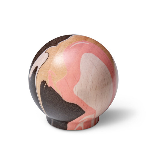 Pomello per mobile in legno di faggio Rosa