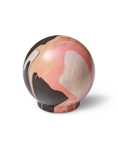 Pomello per mobile in legno di faggio Rosa