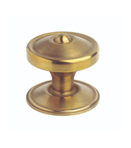Pomello porta lionese ottone anticato
