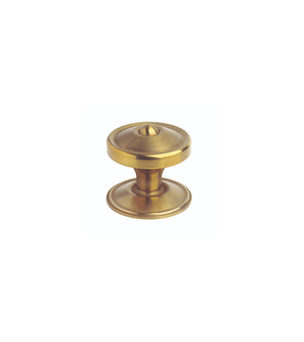 Pomello porta lionese ottone anticato