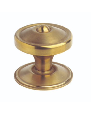 Pomello porta lionese ottone anticato