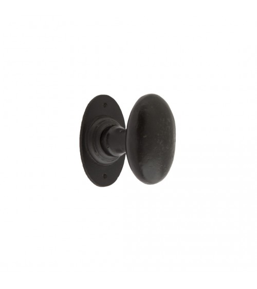 Pomello porta nero in ferro 1020 - maniglia design
