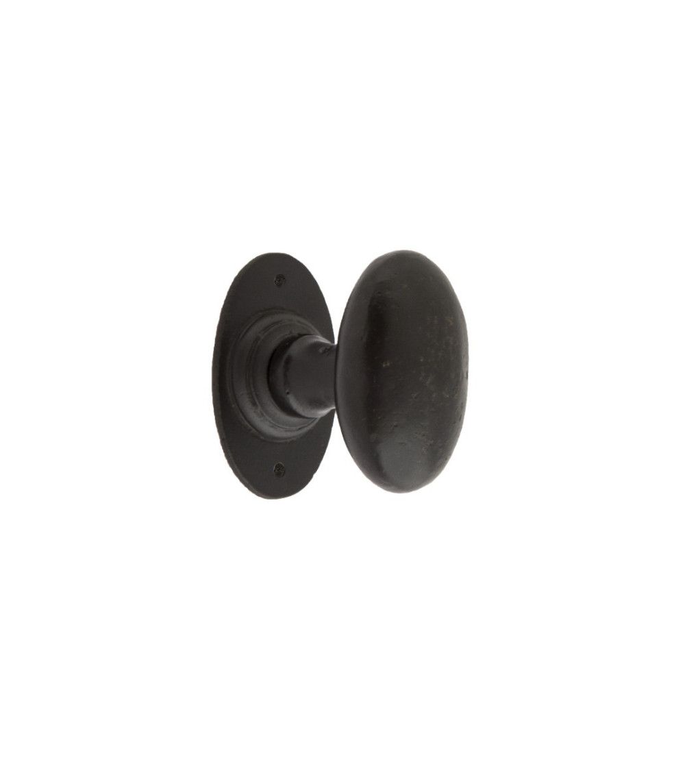 Pomello porta nero in ferro 1020 - maniglia design