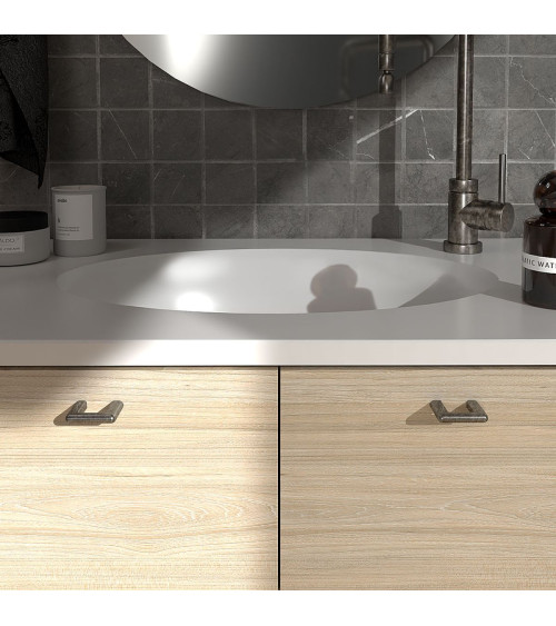 Maniglia per mobile argento anticato NOX maniglia design