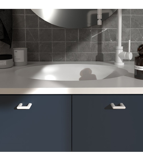 Maniglia per mobile bianco lucido NOX maniglia design