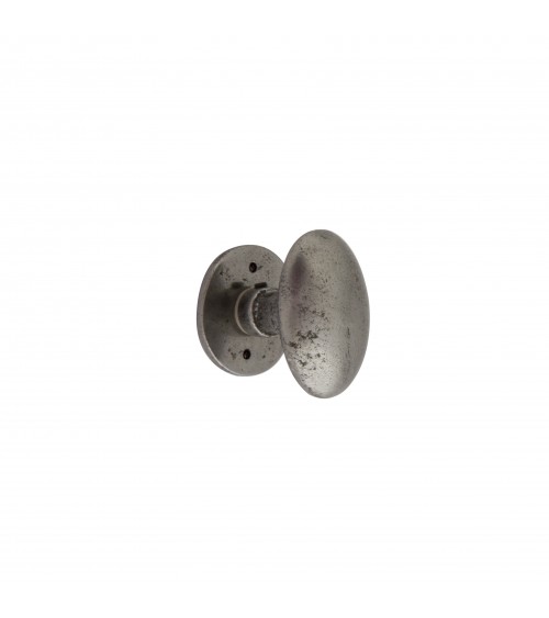 Pomello per porta cromato in ferro 1018 - maniglia design