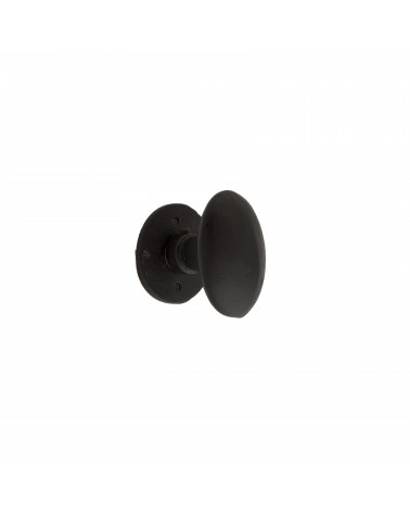 Pomello per porta cromato in ferro 1018 - maniglia design