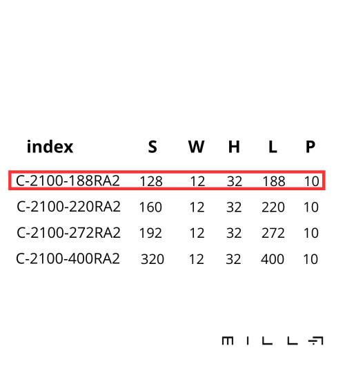 Maniglia per mobile cromo lucido/cromo lucido CRUSO maniglia design