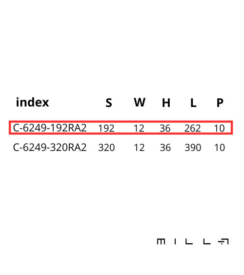 Maniglia per mobile anodizzata nera/cromo lucido REMO texturizzata maniglia design