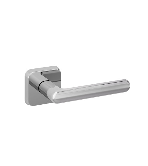Maniglia per porta NOX in cromo lucido design
