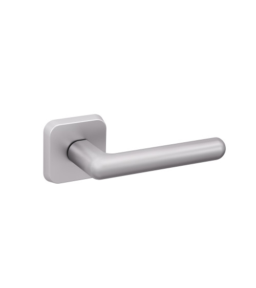 Maniglia per porta NOX in cromo satinato design