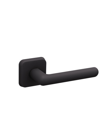 Maniglia per porta NOX nera opaca quadrata design