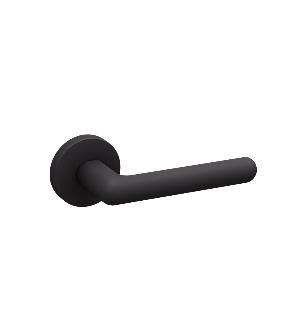 Maniglia per porta nera opaca NOX ferramenta design