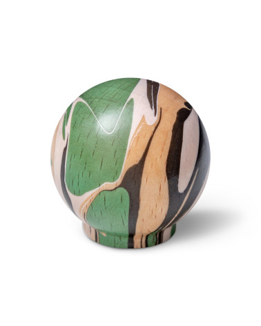 Pomolo per mobile in legno di faggio Verde ricco