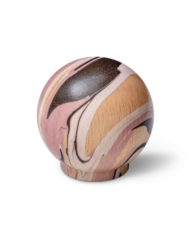 Pomello per mobile in legno di faggio Lilla