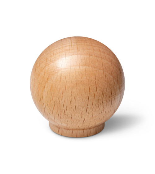 Pomello per mobile in legno di faggio