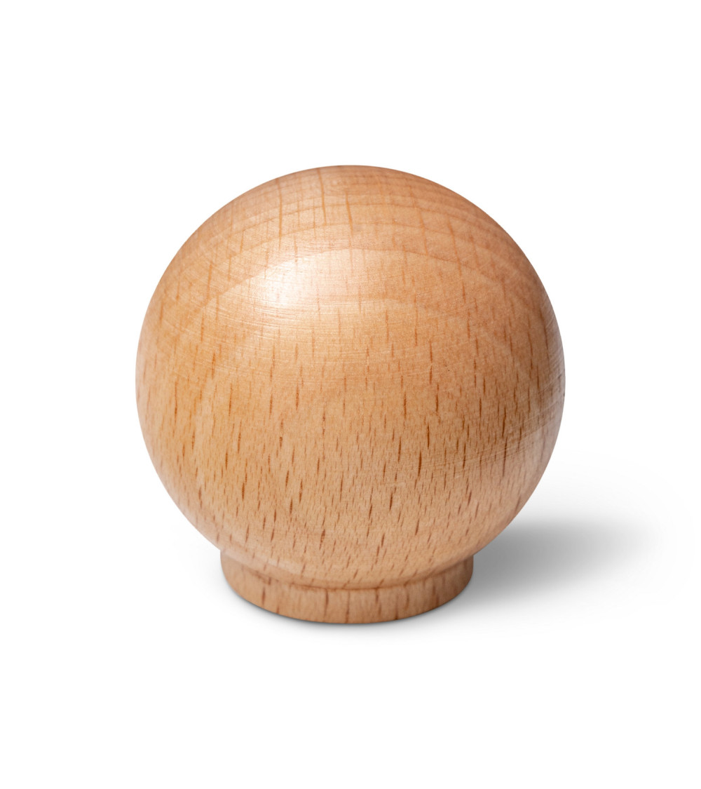 Pomello per mobile in legno di faggio