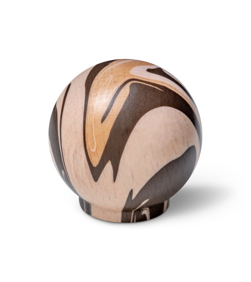 Pomello per mobile in legno di faggio Espresso