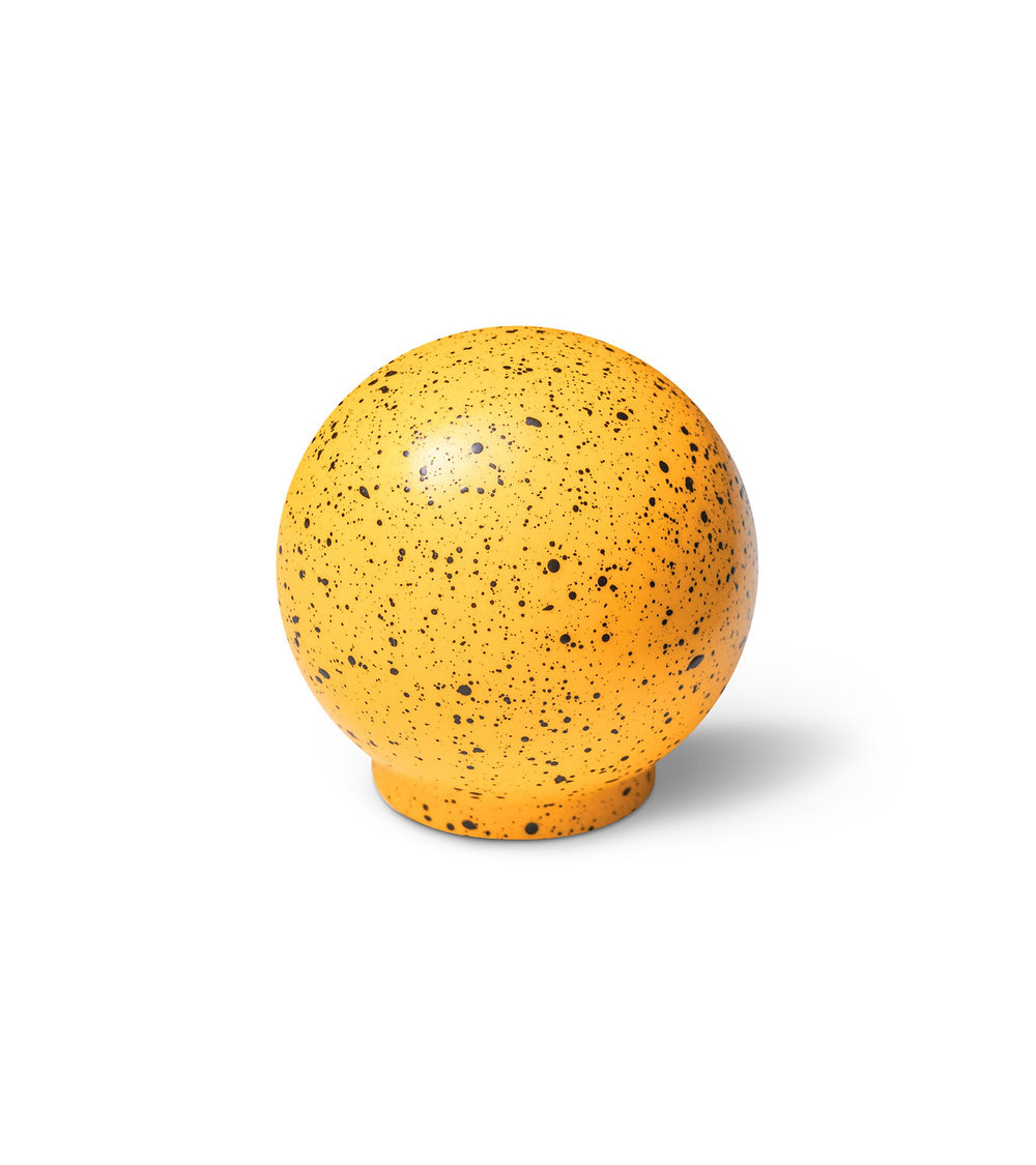 Pomello per mobile in legno di faggio Giallo Misto