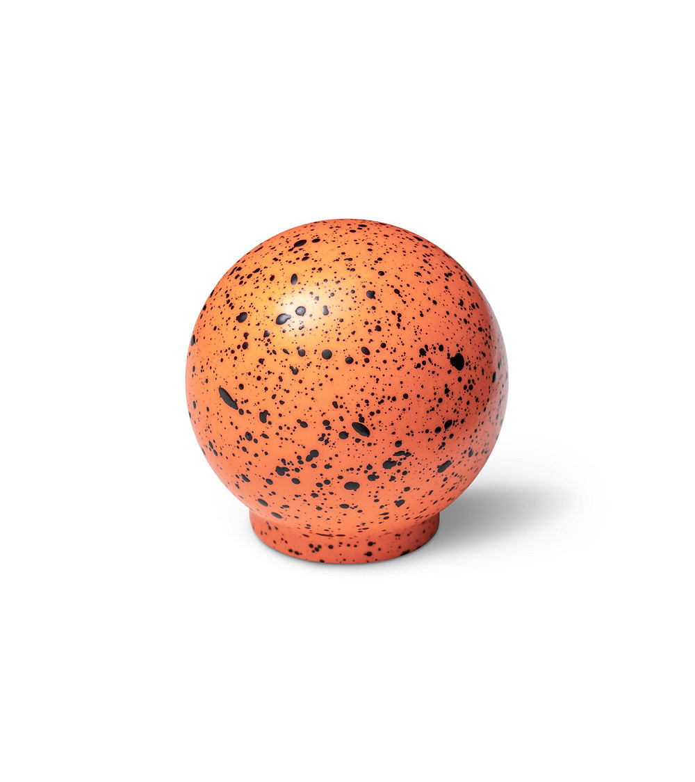 Pomello per mobile in legno di faggio Arancione Mélange