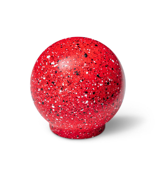 Pomello per mobile in legno di faggio Rosso Mélange