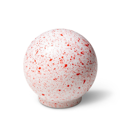 Pomello per mobile in legno di faggio Mousse aux framboises Misto per Bianco