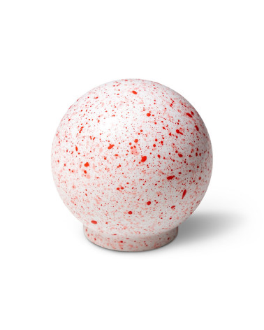 Pomello per mobile in legno di faggio Mousse aux framboises Misto per Bianco
