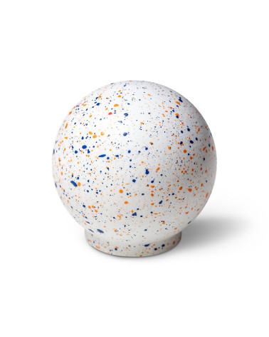 Pomello per mobile in legno di faggio Misto - Bianco blu arancione