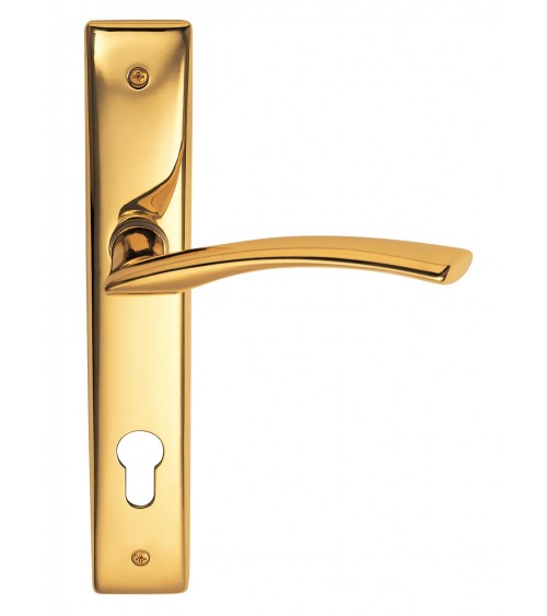 Maniglia per porta su placca longitudinale Mandelli Zoom maniglia design