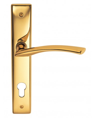 Maniglia per porta su placca longitudinale Mandelli Zoom maniglia design