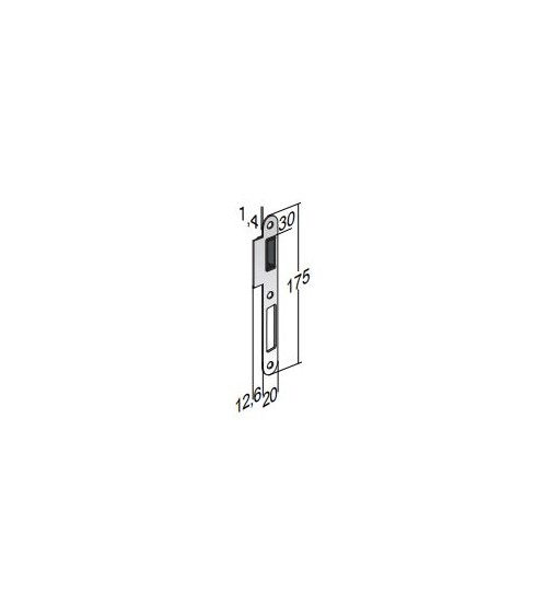 Scrocco per serratura magnetica CLE I - maniglia design