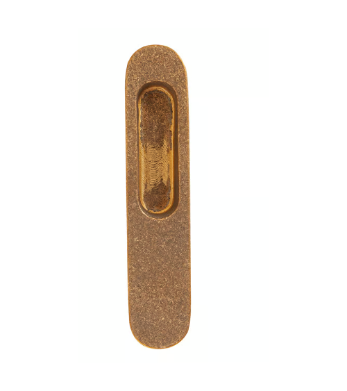 Maniglie per porta a incasso per porta scorrevole in bronzo grezzo lucidato Dauby Pure