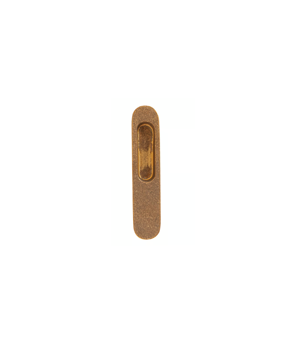 Maniglie per porta a incasso per porta scorrevole in bronzo grezzo lucidato Dauby Pure