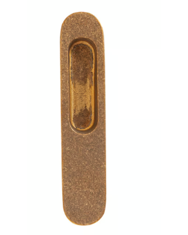 Maniglie per porta a incasso per porta scorrevole in bronzo grezzo lucidato Dauby Pure