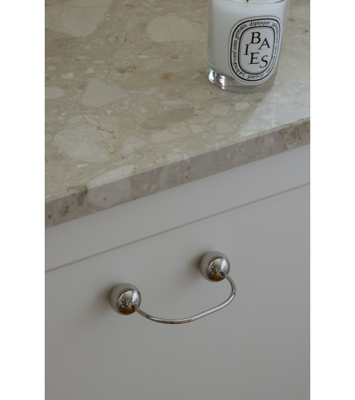 Maniglie per mobile in ottone 10 nichel