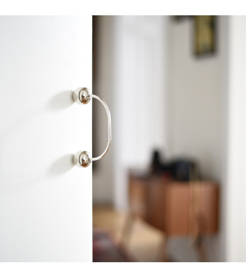 Maniglie per mobile in ottone 10 nichel