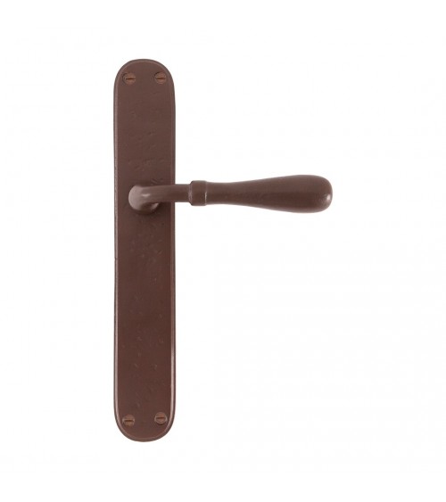Maniglia per porta su placca in ferro 1200 - maniglia design