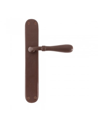 Maniglia per porta su placca in ferro 1200 - maniglia design