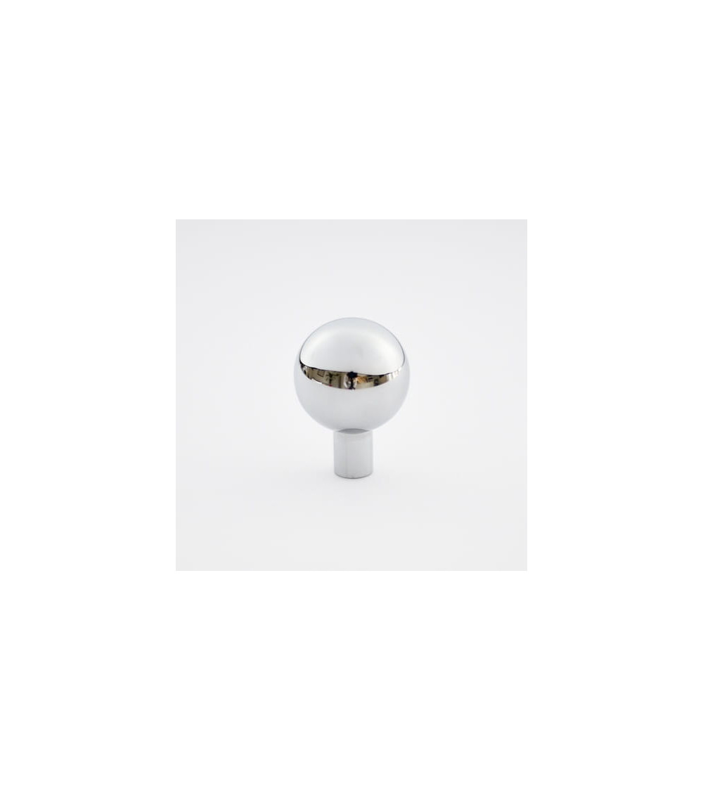 Pomello per mobile a sfera in ottone nichel