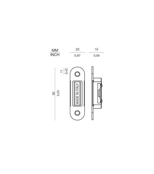 Scrocco magnetico VERUM