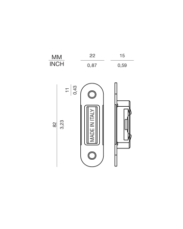 Scrocco magnetico VERUM