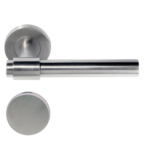 Maniglia per porta IRATY inox spazzolato opaco, Grado 3 uso intensivo