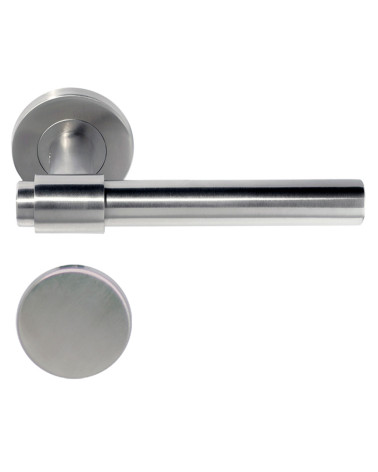 Maniglia per porta IRATY inox spazzolato opaco, Grado 3 uso intensivo