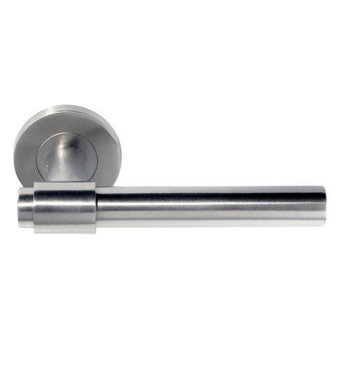 Maniglia per porta IRATY inox spazzolato opaco, Grado 3 uso intensivo