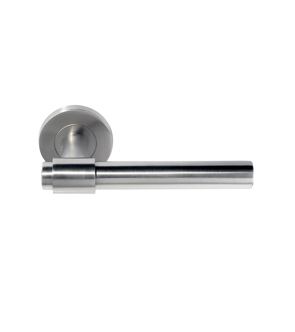 Maniglia per porta IRATY inox spazzolato opaco, Grado 3 uso intensivo